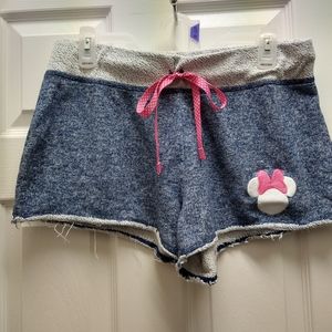 Disney Parks EUC Fringe Hem Shorts